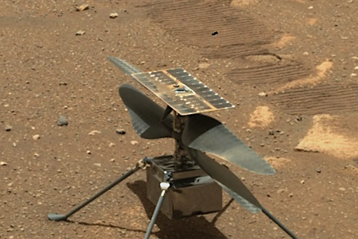 Kleiner Helikopter, der 30 Tage auf dem Mars fliegen sollte, hielt fast drei Jahre durch