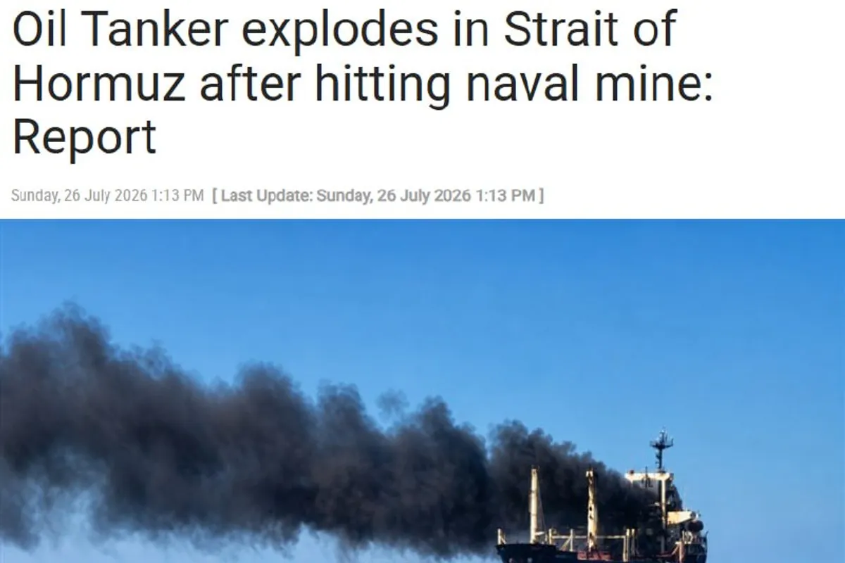 Naftni tanker eksplodirao na morskoj mini u Hormuškom tjesnacu, Iran upozorava na širenje rata