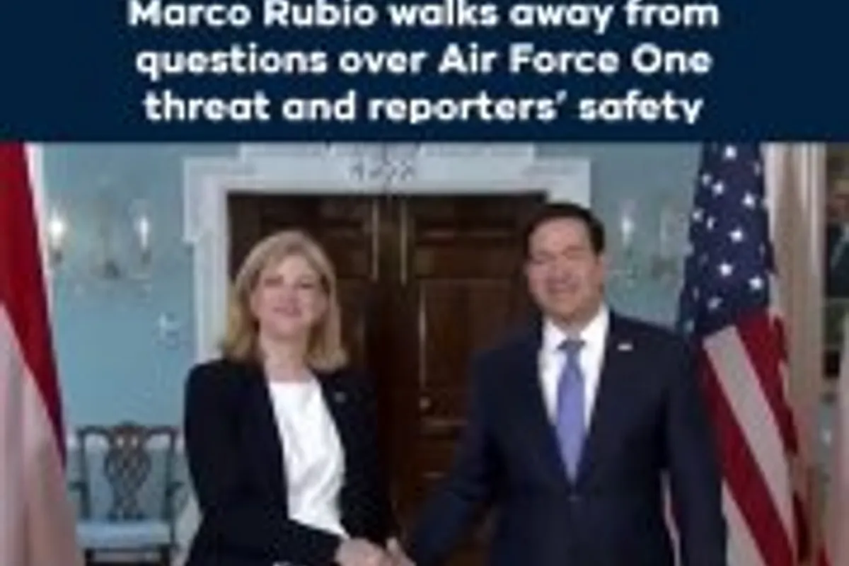 Rubio Silent on Risk to Journalists on Air Force One