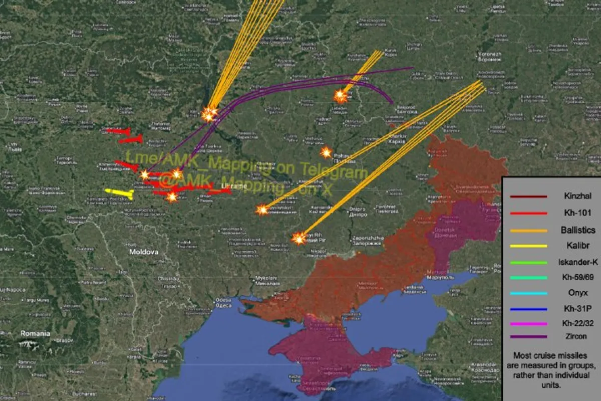 Russland führte in der Nacht einen massiven Raketenangriff auf die Ukraine durch, acht Tote