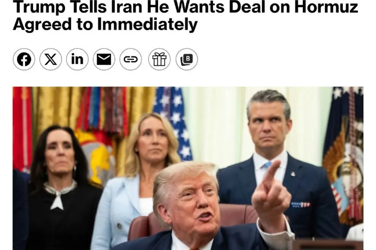 Trump stellt dem Iran ein Ultimatum bis zum Ende des Tages